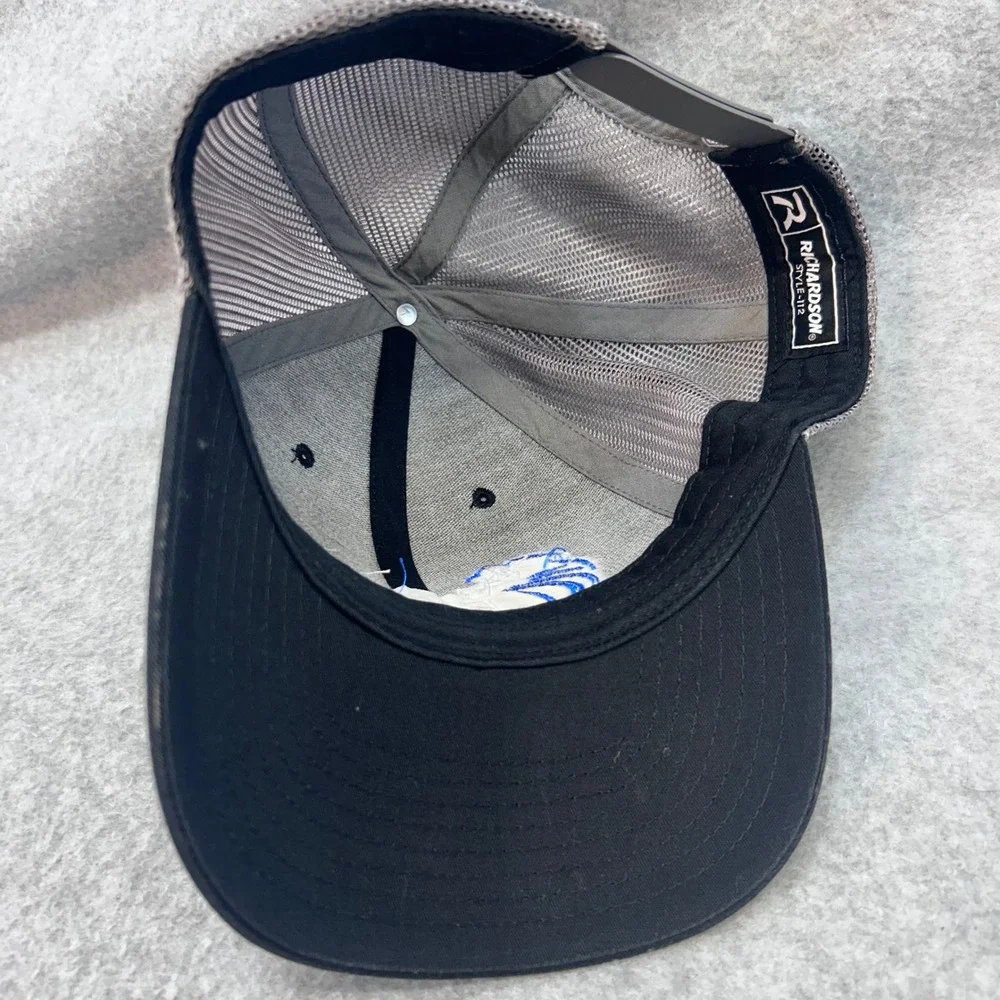 Eagle Redi-Mix Mens Black Richardson Trucker Hat Mesh Snapback Cap 112 OSFA